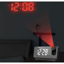 Ver imagem 2 de Relógio Despertador Alarme Digiral Espelhado Com Projetor de Hora Gold