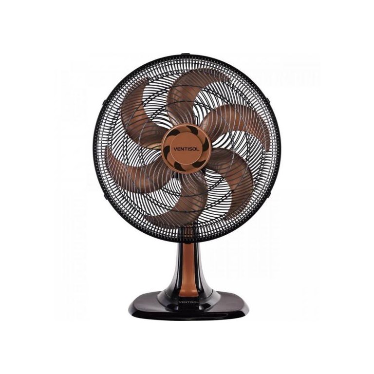 Ventilador de Mesa Ventisol Turbo 6 40cm Bronze 127v Ventilador de Mesa Ventisol Turbo 6 40cm Bronze 127v