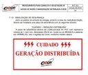 Ver imagem 4 de Placa Cuidado Geração Distribuída Cocel Tam 25x18 PVC/Ps - 10Un