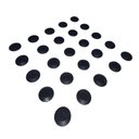 Ver imagem 1 de Elemento Tátil Alerta Pvc Adesivado Preto