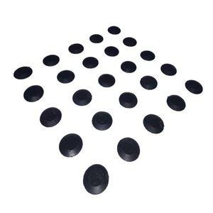Elemento Tátil Alerta Pvc Adesivado Preto