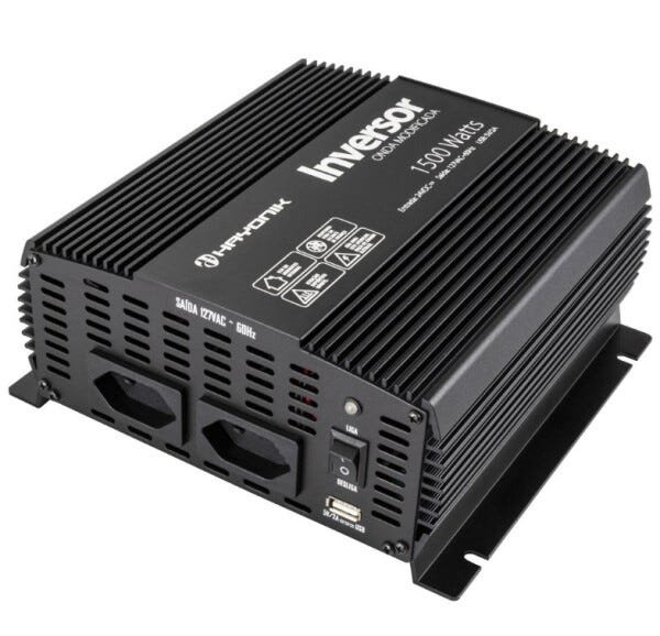 Inversor de Onda Modificada 1500W 24Vdc/127V Pw12-6 Hayonik - 3