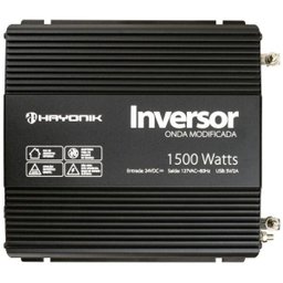 Inversor de Onda Modificada 1500W 24Vdc/127V Pw12-6 Hayonik - 1