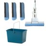 Kit Rodo Mágico 27 Cm com Balde 3 Refil Extra Absorve Limpa Seca - 1