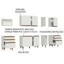 Ver imagem 5 de Armário de Cozinha Completa 260cm Branco Reims Madesa 06