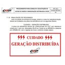 Ver imagem 4 de Placa Cuidado  Geração Distribuída Cocel Tam 25x18 Pvc/Ps - 5Un