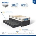 Ver imagem 7 de Cama Box com Auxiliar + Colchão de Molas Ensacadas Double Face Pillow Euro Alfa Probel Solteiro 88cm