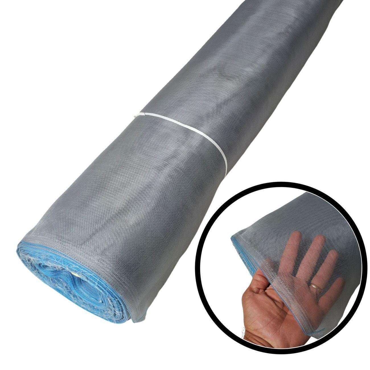 Tela Mosquiteira Nylon Proteção Portas e Janelas 10m X 1,20m - 1