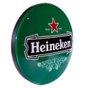 Ver imagem 2 de Luminoso de Parede Heineken Verde Retrô Vintage para Bar, Garagem, Churrasqueira, Espaço Gourmet