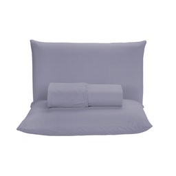 JOGO DE CAMA SONHOS CASAL PADRAO 3 PÇS - COR CINZA - 3