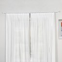 Ver imagem 6 de Kit Varão Cortina Simples 28mm 2 Metros Alumínio Branco