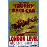 Placa Vintage - Trophy Race Car - F1 Antiga - PVC 2mm 40x60 - 1