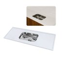Ver imagem 1 de Pia de Cozinha 180cm Mármore Sintética Branca Cuba Inox N2: Branco