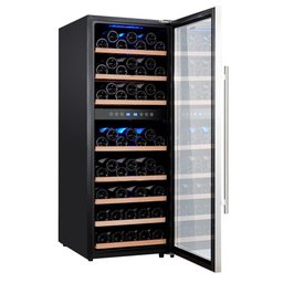 Adega Climatizada de Embutir 78 Garrafas Eos Premium Dual Zone Eac78d 220v - 2