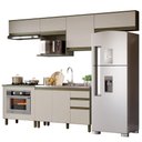 Ver imagem 1 de Cozinha Modulada Connect 7 Peças Duna-Cristal com Balcão Forno - Móveis Henn Duna-Cristal