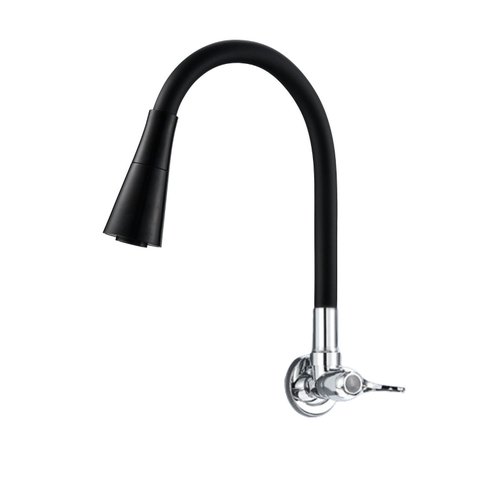 Lux Torneira Flexível de Parede 360° com Duplo Jato e Mecanismo 1/4 de Volta Duplo Jato