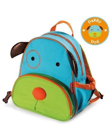 Mochila Skip Hop Zoo Cachorro - Azul - 36M+ - 1