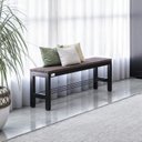 Ver imagem 1 de Banco Reforçado em Aço e Madeira Plástica Escritório