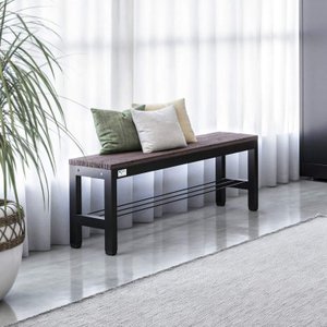 Banco Reforçado em Aço e Madeira Plástica Escritório