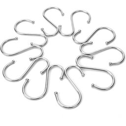 Kit 20 Ganchos Aço Inox Cozinha Barra Tubo Utensílios Tipo S - 7