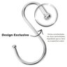 Kit 20 Ganchos Aço Inox Cozinha Barra Tubo Utensílios Tipo S - 3