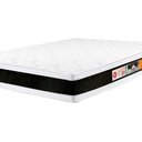 Ver imagem 3 de Cama Box Solteiro: Colchão Espuma D45 Castor Black e White Air Double Face + Base Crc Suede Black(