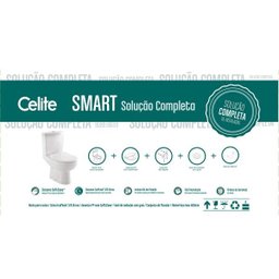 Conjunto  Vaso Sanitário com Caixa Acoplada e Assento Soft Close Smart Celite - 2