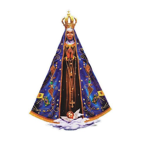 Adesivo Decorativo Nossa Senhora Aparecida 20x29cm