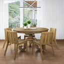 Ver imagem 7 de Mesa Redonda 6 lugares Madeira Maciça 140cm - Phil