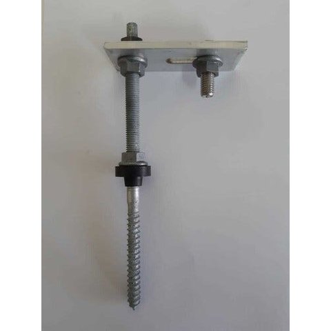 Estrutura Suporte Fixador para Perfil Painel Solar Galvanizado / Al para Telha Fibrocimento Madeira C/