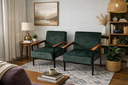 Ver imagem 2 de Conjunto de 2 Poltronas Decorativas Fontana Verde