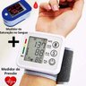 Oxímetro de Oxigênio no Sangue + Medidor De Pressão Arterial Digital de Pulso - 2