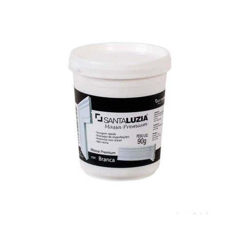 Massa Flex para Acabamento Cor Branca 90g Santa Luzia