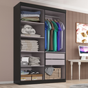 Ver imagem 3 de Guarda-Roupa Solteiro Lisboa 4 Portas 2 Gavetas