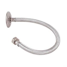 Flexível de Inox para Tanque 1/2" Ap 40cm Cromado Forusi - 1 Flexível de Inox para Tanque 1/2" Ap 40cm Cromado Forusi - 1