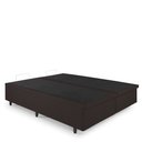 Ver mais imagens de Cama Box Baú Queen 158x198x42cm Courino Linho com Pistão a Gás