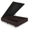 Cama Box Baú Queen 158x198x42cm Courino Linho com Pistão a Gás - 3