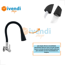 Ver imagem 2 de Torneira Flexivel Jato Duplo Black Parede 1/4 De Volta C60:Matte