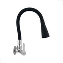 Ver imagem 1 de Torneira Flexivel Jato Duplo Black Parede 1/4 De Volta C60:Matte