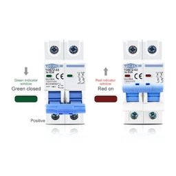 Disjuntor Dc/Cc 63A 1000V Bipolar para Painéis Solar / Baterias - 4