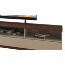 Ver imagem 4 de Rack para Tv Wall 2.2 Off White com Freijó - Moveisaqui