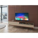 Ver imagem 2 de Rack para Tv Wall 2.2 Off White com Freijó - Moveisaqui