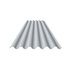 Telha ondulada de fibrocimento 244x110cm 5mm Confibra - 1 Telha ondulada de fibrocimento 244x110cm 5mm Confibra - 1