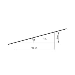 Telha ondulada de fibrocimento 244x110cm 5mm Confibra - 3 Telha ondulada de fibrocimento 244x110cm 5mm Confibra - 3