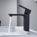 Ver imagem 2 de Torneira Misturador Monocomando Preto Fosco Quadrado Banheiro 1270PF Harmony Misturador Baixo Quadra