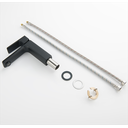 Ver imagem 4 de Torneira Misturador Monocomando Preto Fosco Quadrado Banheiro 1270PF Harmony Misturador Baixo Quadra