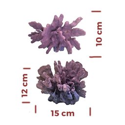 Enfeite Jad Coral Sps Cw-43 de Resina para Aquários - 4