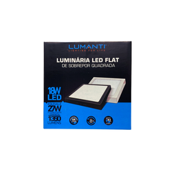 Painel Flat LED 18W Sobrepor - 1