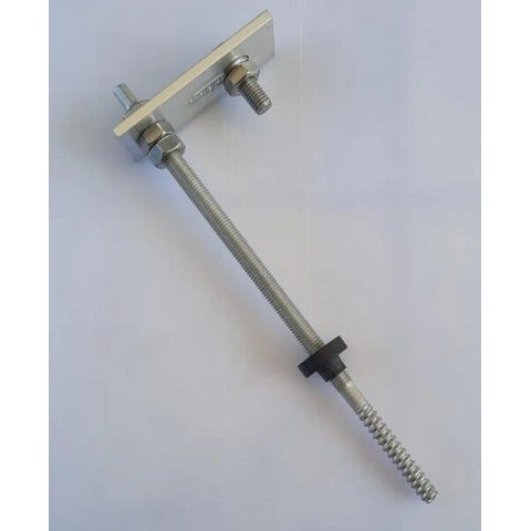 Estrutura Suporte Fixador para Perfil Painel Solar Alumínio Inox para Telha Fibrocimento Metal
