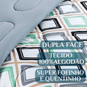 Ver imagem 3 de Cobredrom Casal Super King Grosso Kristen 100% Algodao Extra Macio Quality:cinza